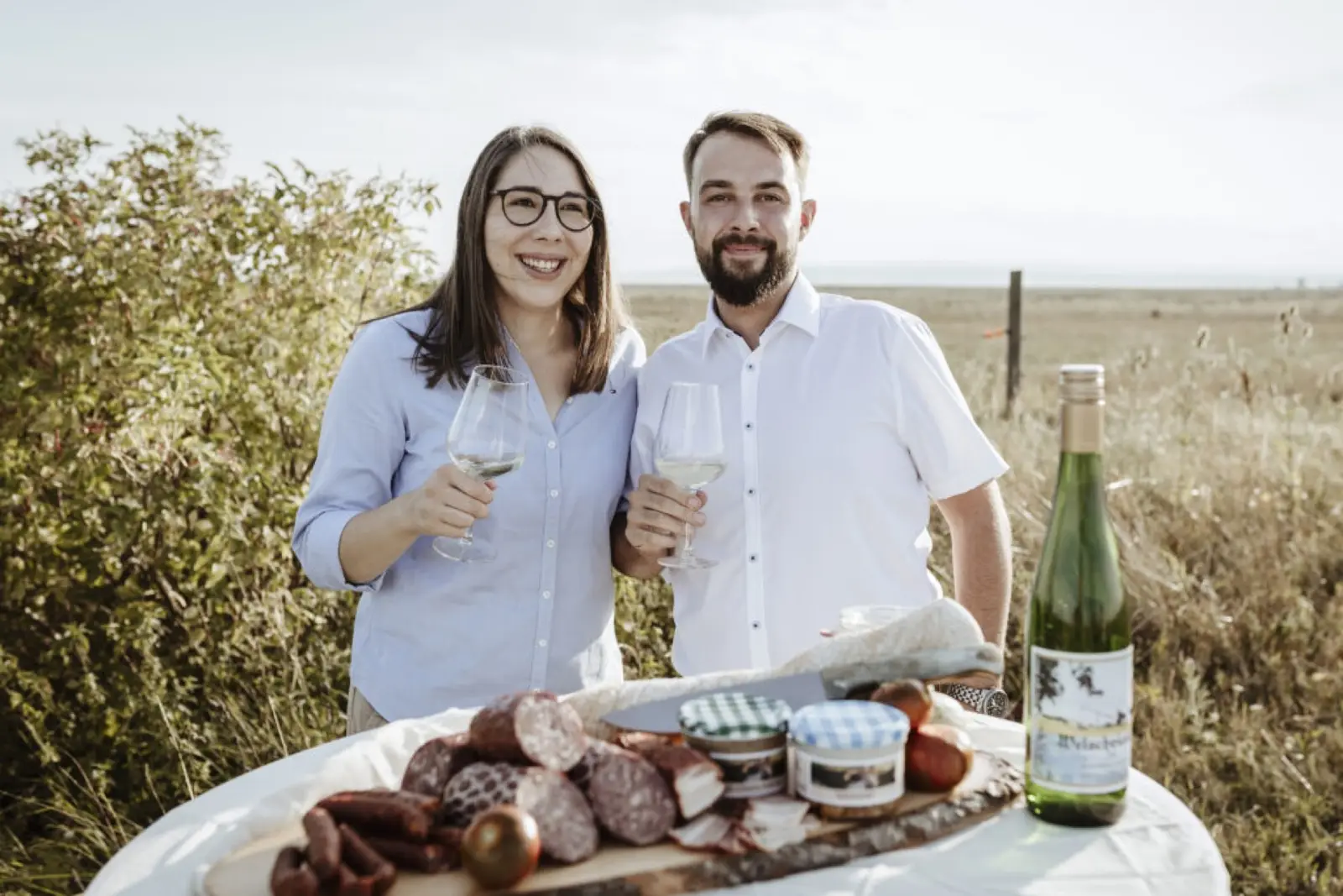Therese Karlo mit Ehemann Simon Müller – trotz Karriere in Fremdunternehmen war die Übernahme des Familienbetriebs logisch: „Das wurde mir in die Wiege gelegt.“