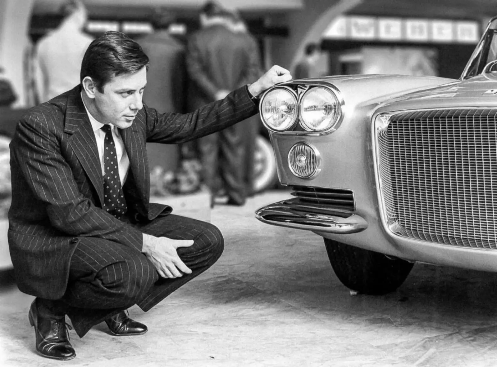 Die zweite Generation: Sergio Pininfarina (1926–2012), 1965 überredete er Enzo Ferrari zum Mittelmotor.