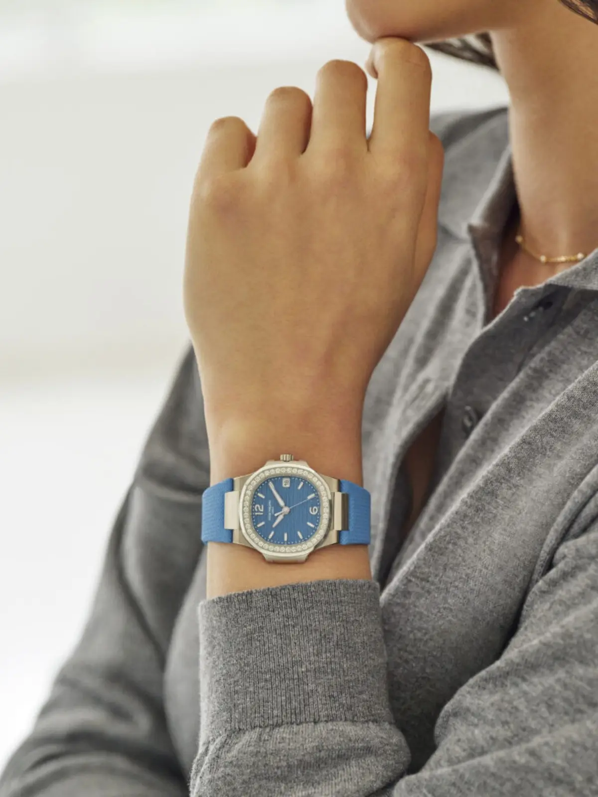 Patek Philippe gelingt mit der kleinen Nautilus der Spagat zwischen Sport- und Schmuckuhr.