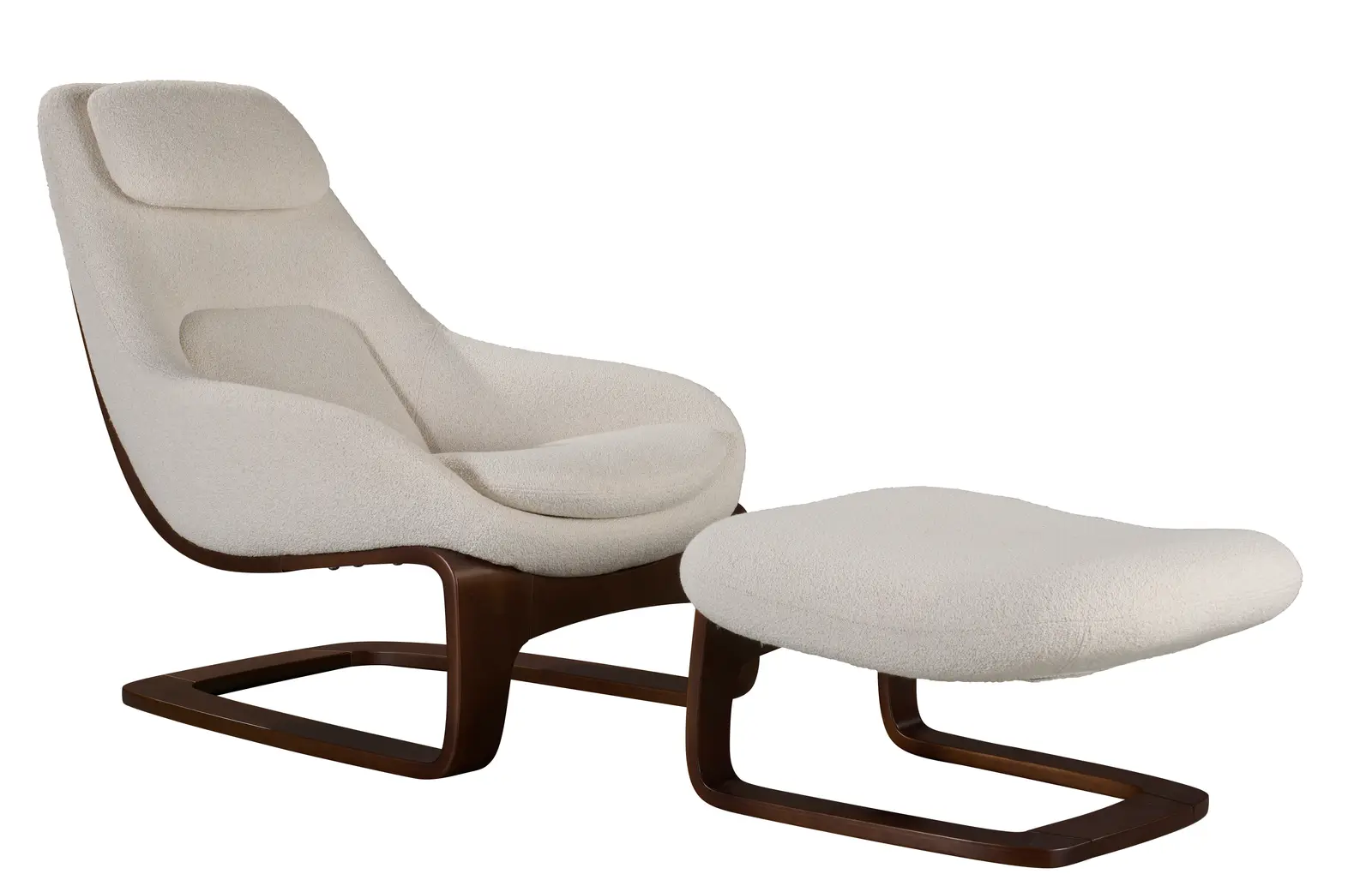 SWAYA Armsessel, Bezug Orsetto Ivoire von Roche Bobois