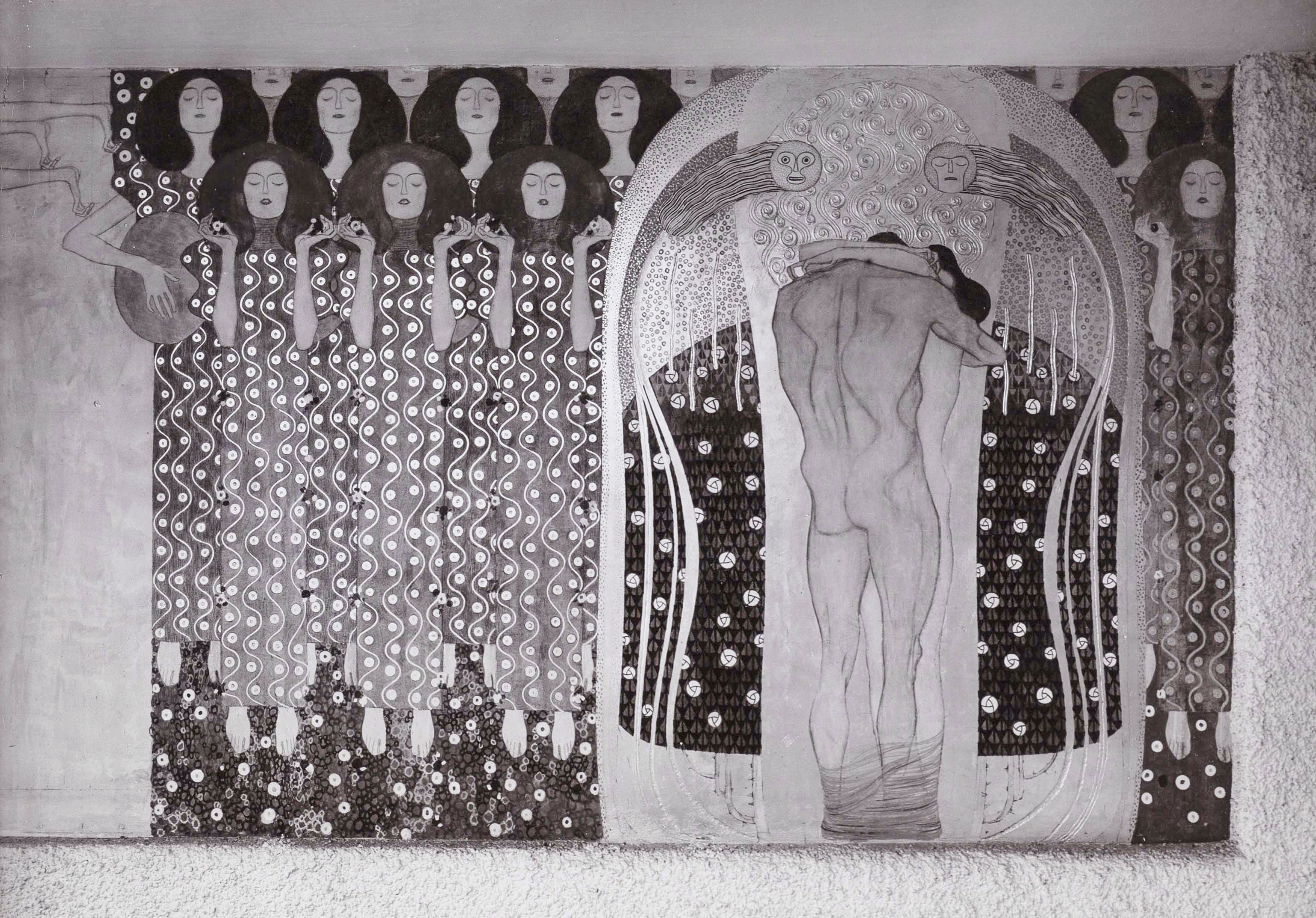 Moriz Nähr (1859–1945): „Der Kuss" von Gustav Klimt, Wien 1904. Extrem seltener Vintage-Kollodiumabzug. Schätzpreis: 5.000 bis 6.000 Euro.